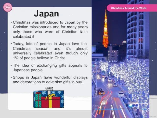 Japan Christmas was introduced to Japan by the Christian missionaries