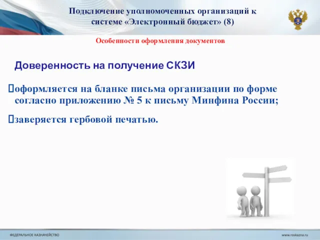 Доверенность на получение СКЗИ оформляется на бланке письма организации по