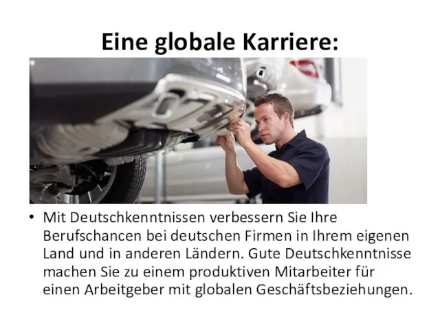 Eine globale Karriere: Mit Deutschkenntnissen verbessern Sie Ihre Berufschancen bei