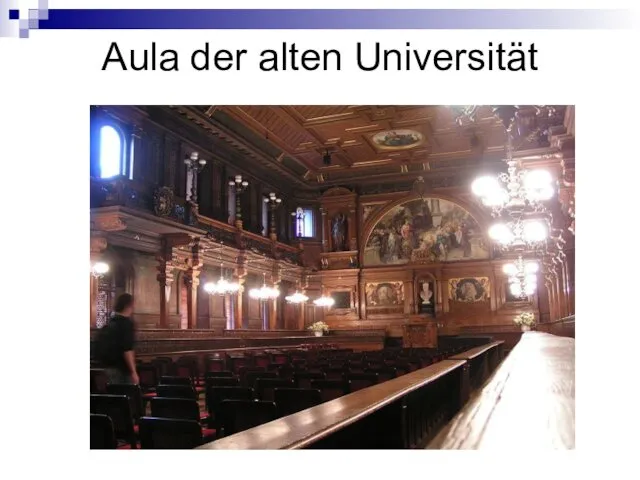 Aula der alten Universität