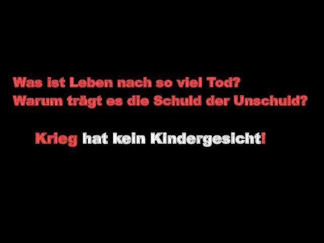 Was ist Leben nach so viel Tod? Warum trägt es die Schuld der