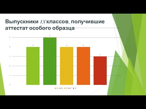 Выпускники IX классов, получившие аттестат особого образца