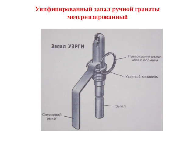 Унифицированный запал ручной гранаты модернизированный