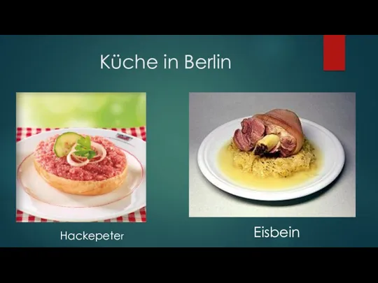 Küche in Berlin Hackepeter Eisbein