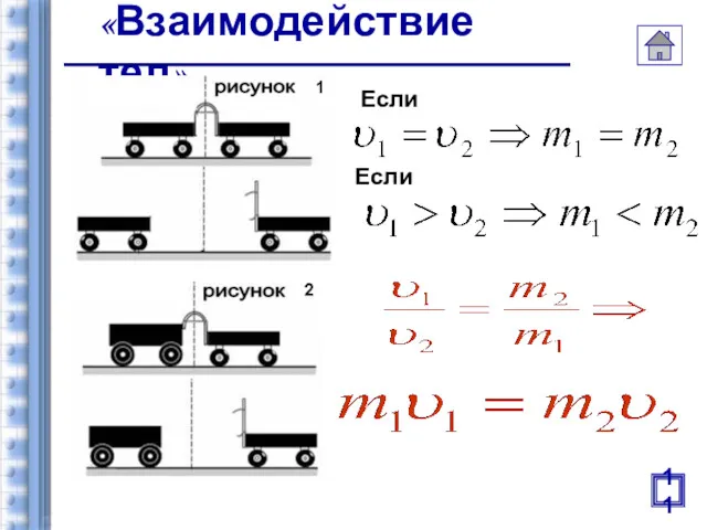 «Взаимодействие тел» Если Если 11