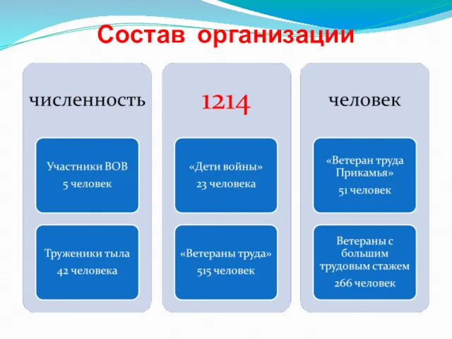 Состав организации