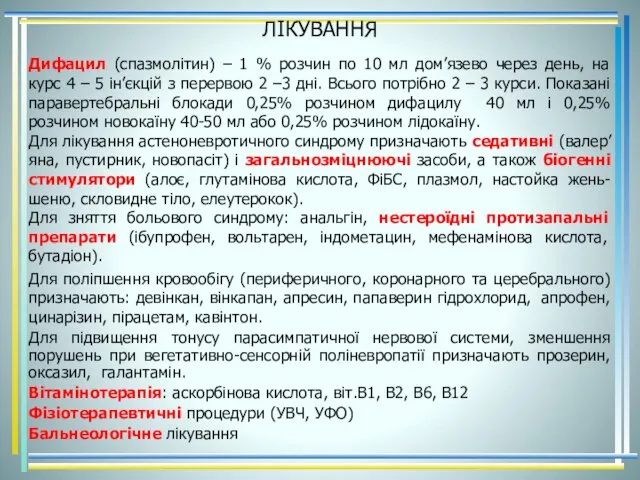 ЛІКУВАННЯ Дифацил (спазмолітин) – 1 % розчин по 10 мл