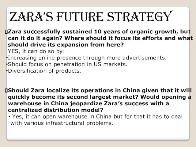 Zara successfully sustained 10 years of organic growth, but can it do it