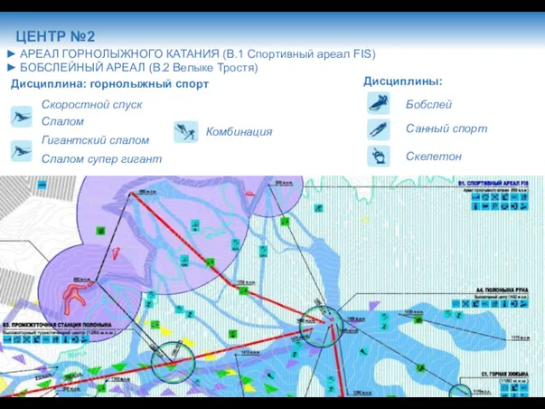 ЦЕНТР №2 ► АРЕАЛ ГОРНОЛЫЖНОГО КАТАНИЯ (В.1 Cпортивный ареал FIS)