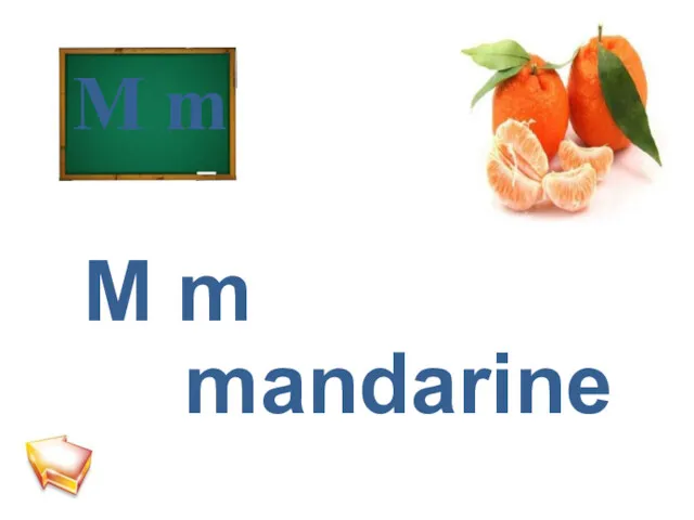 M m M m mandarine