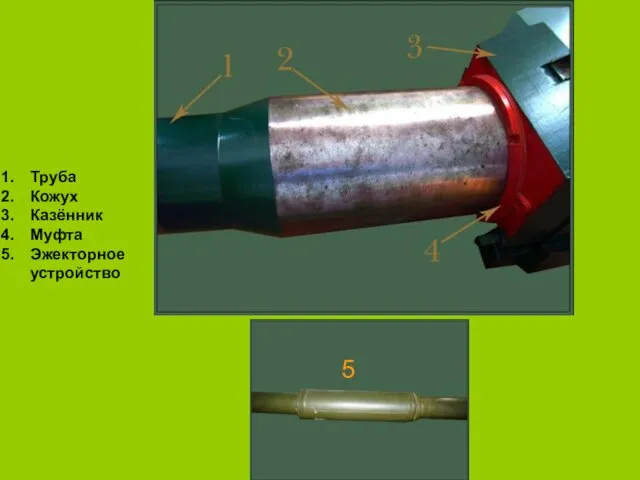 Труба Кожух Казённик Муфта Эжекторное устройство 5
