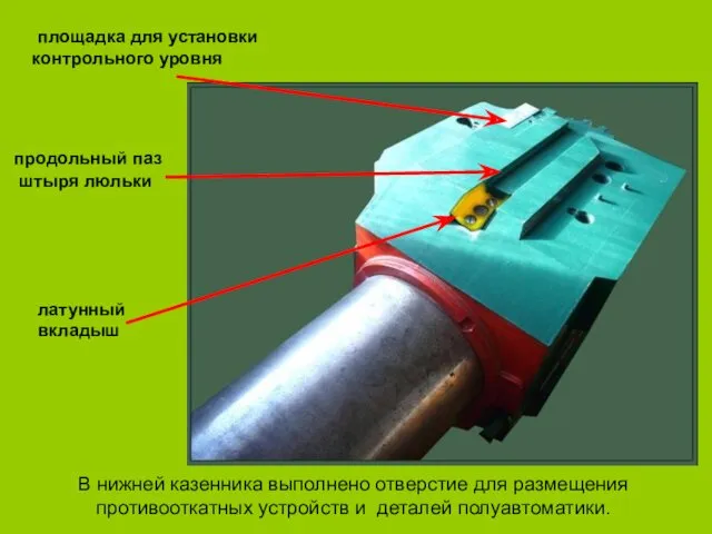 площадка для установки контрольного уровня продольный паз штыря люльки латунный