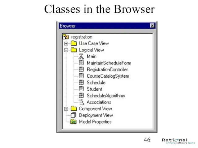 Classes in the Browser