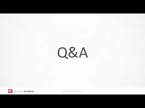 Q&A WWW.ITEDUCATE.COM.UA