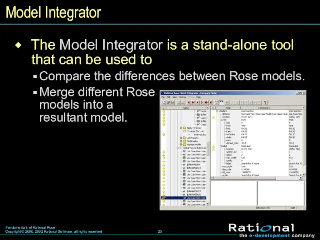 Model Integrator The Model Integrator is a stand-alone tool that can be used