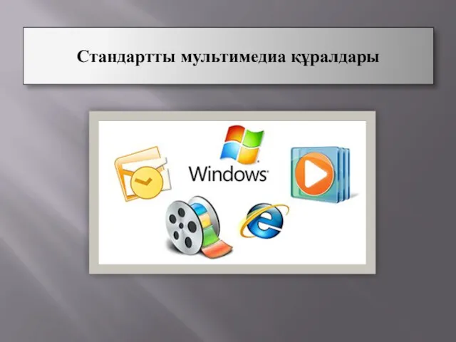 Стандартты мультимедиа құралдары