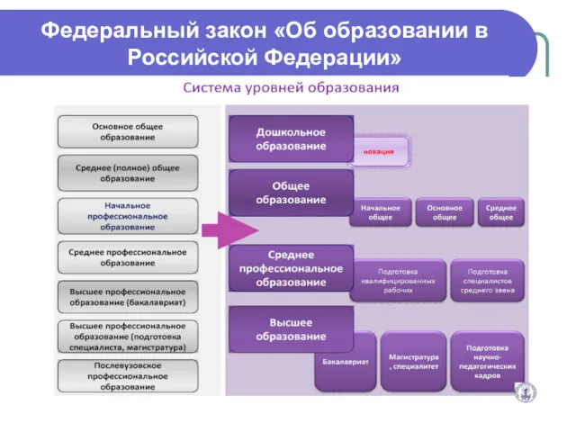 Федеральный закон «Об образовании в Российской Федерации»