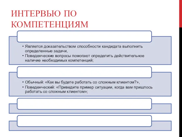 ИНТЕРВЬЮ ПО КОМПЕТЕНЦИЯМ