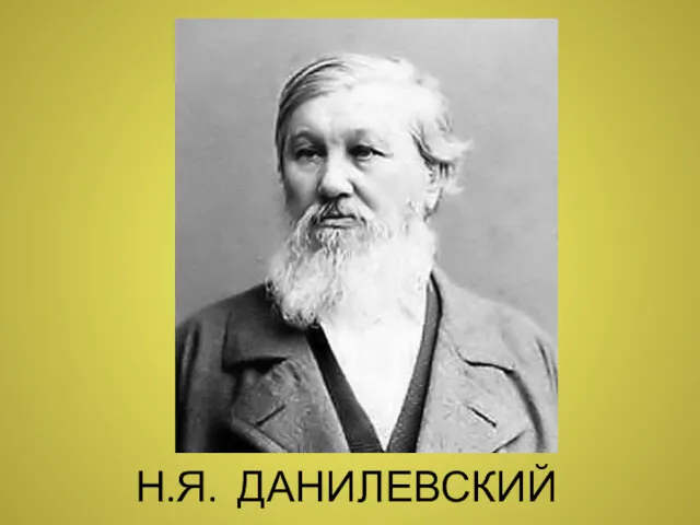 Н.Я. ДАНИЛЕВСКИЙ