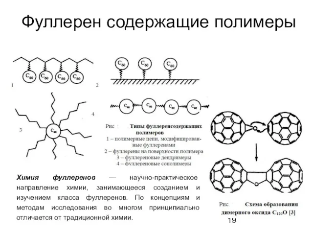 Фуллерен содержащие полимеры Химия фуллеренов — научно-практическое направление химии, занимающееся