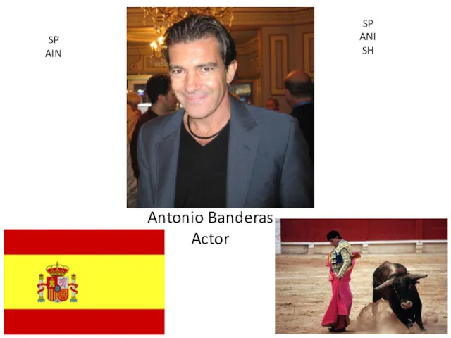 Antonio Banderas Actor SPANISH SPAIN