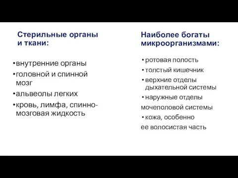 Наиболее богаты микроорганизмами: ротовая полость толстый кишечник верхние отделы дыхательной