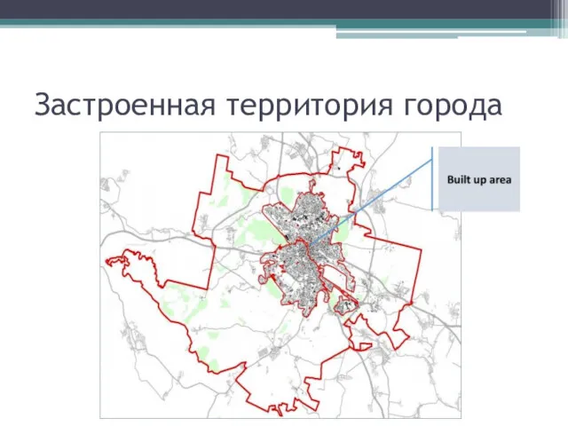 Застроенная территория города