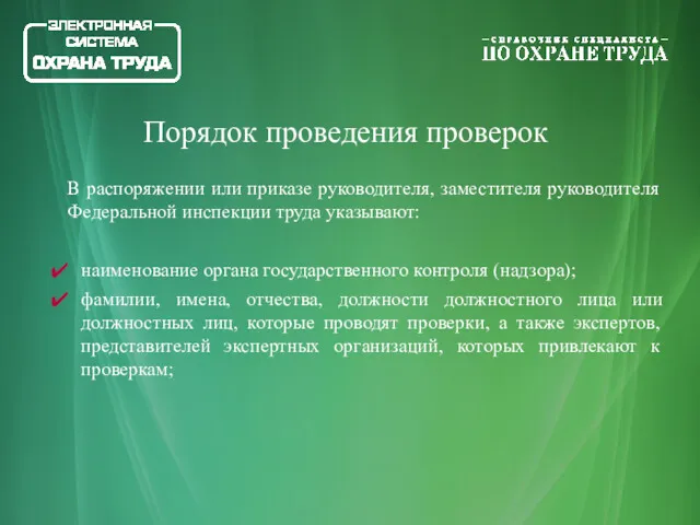 В распоряжении или приказе руководителя, заместителя руководителя Федеральной инспекции труда