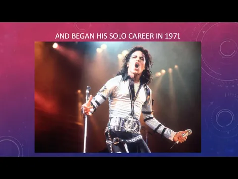 AND BEGAN HIS SOLO CAREER IN 1971
