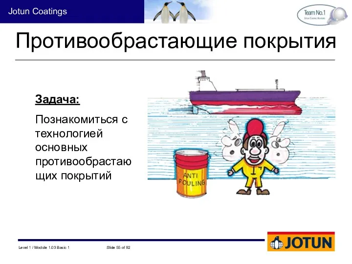 Противообрастающие покрытия Задача: Познакомиться с технологией основных противообрастающих покрытий