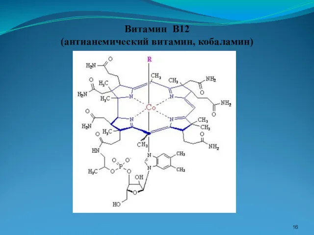 Витамин В12 (антианемический витамин, кобаламин)