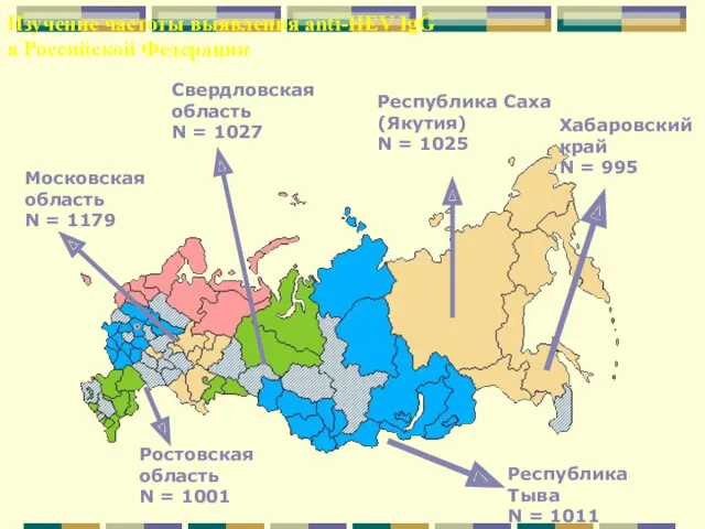 Изучение частоты выявления anti-HEV IgG в Российской Федерации Хабаровский край