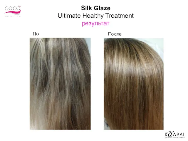 Silk Glaze Ultimate Healthy Treatment результат До После