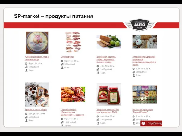 SP-market – продукты питания