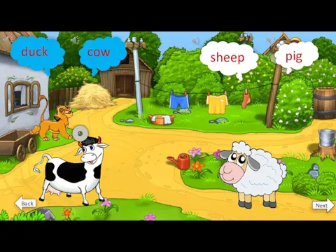 cow duck sheep pig Next Back