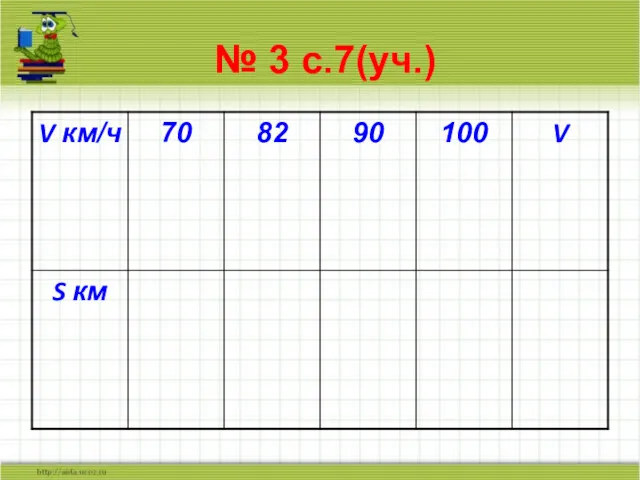 № 3 с.7(уч.)