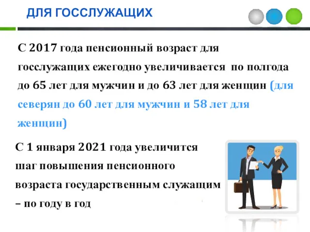 ДЛЯ ГОССЛУЖАЩИХ С 1 января 2021 года увеличится шаг повышения