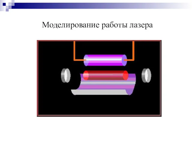 Моделирование работы лазера