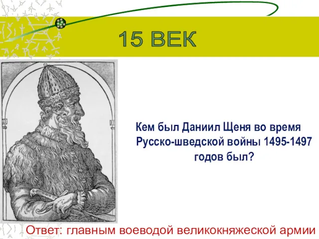 Кем был Даниил Щеня во время Русско-шведской войны 1495-1497 годов