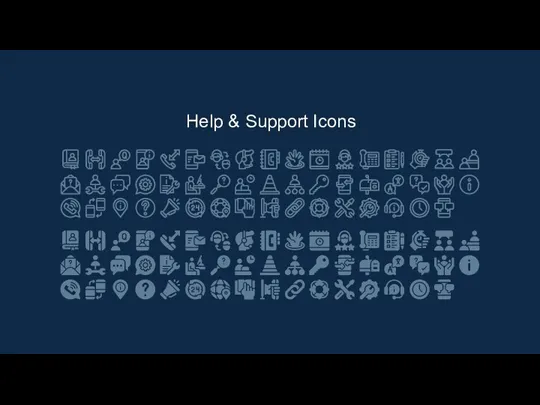 Help & Support Icons