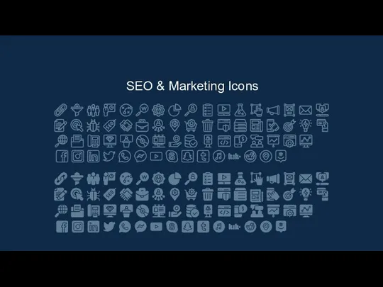 SEO & Marketing Icons