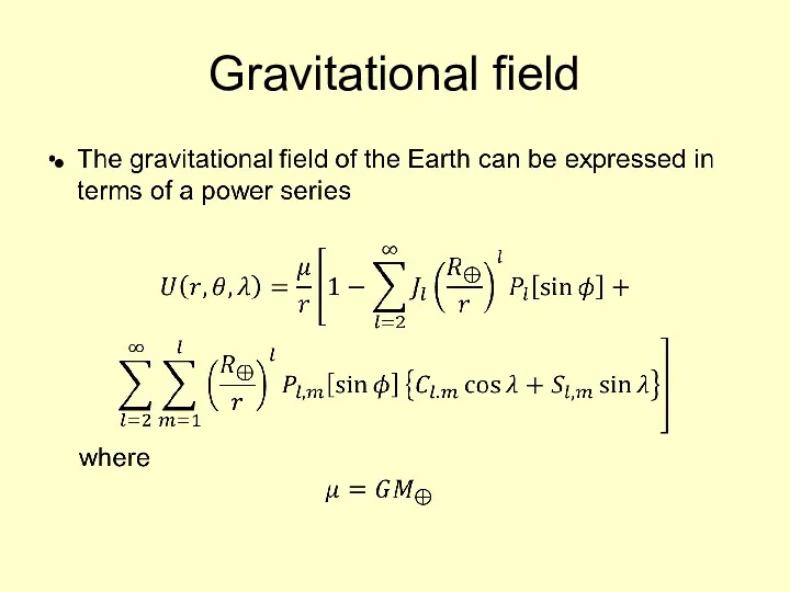 Gravitational field