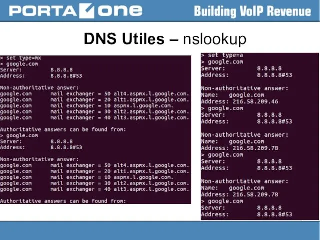 DNS Utiles – nslookup