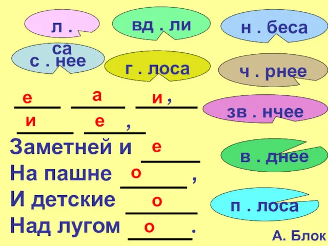 с . нее л . са вд . ли н