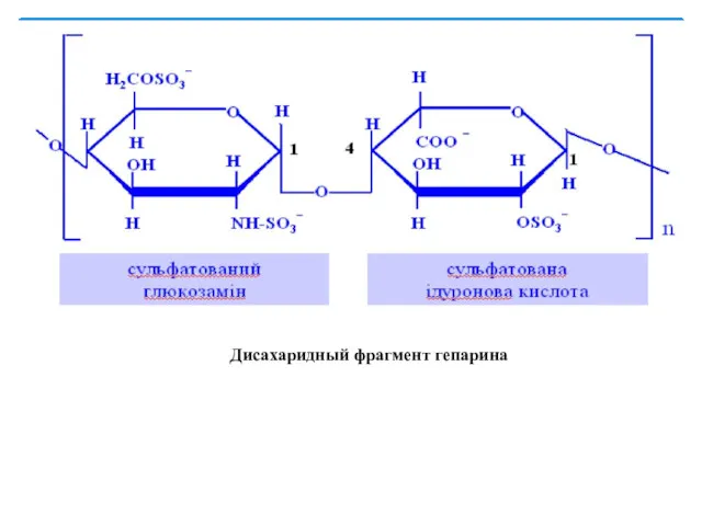 Дисахаридный фрагмент гепарина