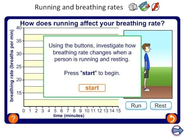Running and breathing rates