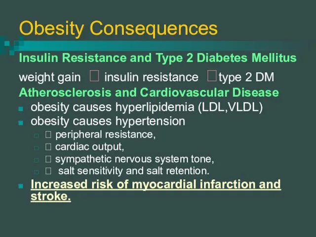 Obesity Consequences Insulin Resistance and Type 2 Diabetes Mellitus weight