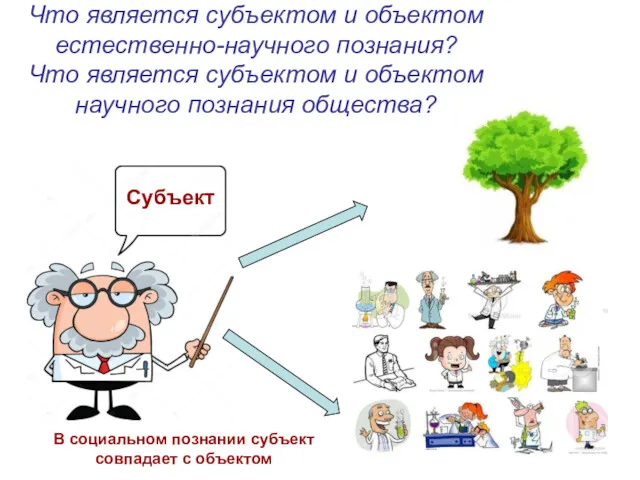 Что является субъектом и объектом естественно-научного познания? Что является субъектом