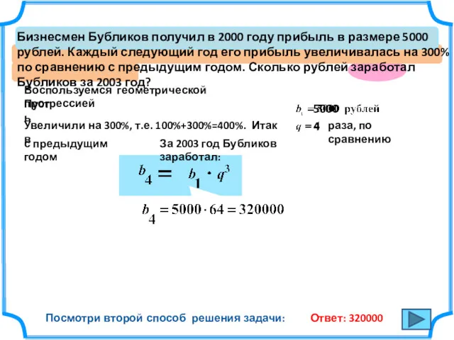 Бизнесмен Бубликов получил в 2000 году прибыль в размере 5000