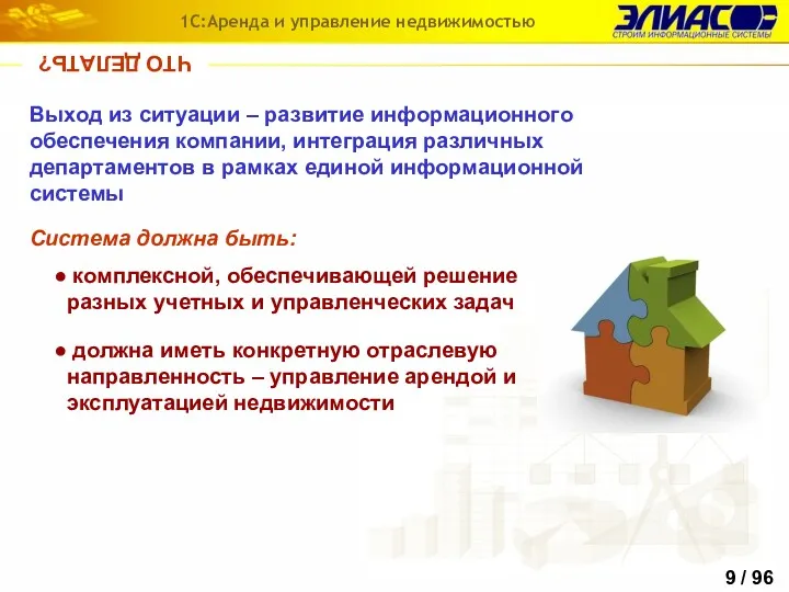 ЧТО ДЕЛАТЬ? Выход из ситуации – развитие информационного обеспечения компании,